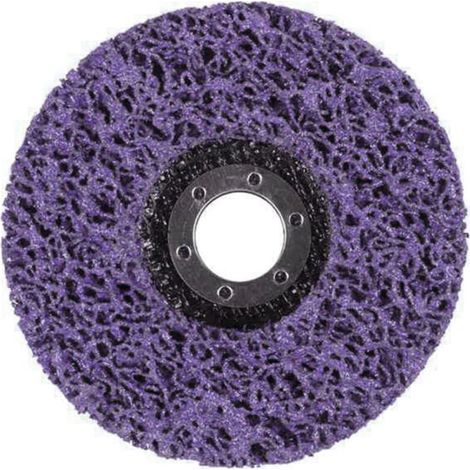1 Disque à décaper violet, 115 x 22 mm, pour meuleuse d'angle, élimination rouille peinture soudure (1/5)