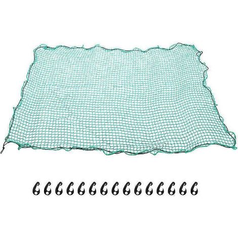 Filet de chargement pour benne de pick-up, filet de chargement robuste en nylon élastique-220X150cm-Green