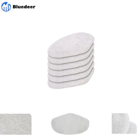 KZQ Ersatz-Wischmopppads für Polti Vaporetto Vaporforce Bürste, Originalprodukt für Smart 35Mop, Smart 40Mop usw. (6 Stück) (1/3)