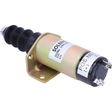 Kit de remplacement pour moteur 12 V, électrovanne d'arrêt, boîtier en acier haute résistance, référence 1504-12C2U1B1S1 (1/5)
