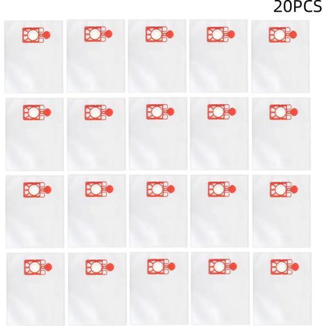 (20 pièces - Chine continentale) Sacs à poussière en microfibre Nispira NVM-1CH compatibles avec les aspirateurs Henry HVR200A et Hetty. Référence Numatic Hepa-Flo NVM-1CH : 604015 (1/4)