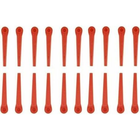 Lot de 200 lames de rechange en plastique pour tondeuse à gazon Gardena (1/5)