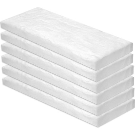 Lot de 6 rouleaux de laine de céramique pour bioéthanol, 300x100x13mm, éponge pour cheminée, ouate de verre et éponge en céramique pour brûleur bioéthanol, accessoire pour cheminée à éthanol (1/5)