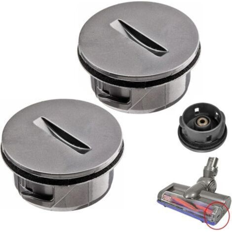CCYKXA 2 pièces Accessoires de rechange Embout de brosse à rouleau pour Dyson V6 / DC59 / DC62 / SV03 / SV073 d'aspirateur sans fil à entraînement direct Pièces de rechange (1/5)