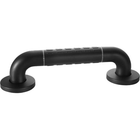 Barre d'appui salle de bains 15 pouces en acier inoxydable à cercle lumineux pour douche baignoire WC - poignée sécurité équilibre PMR pour mur d'escalier (1/3)