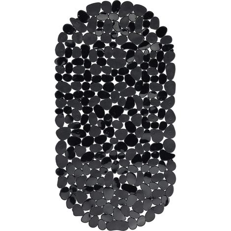 Anti slip bath mat stone design