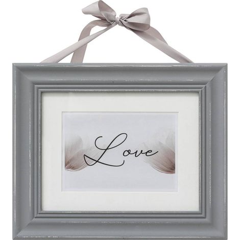 Fotorahmen Ruban Holz 17x12cm - Grau