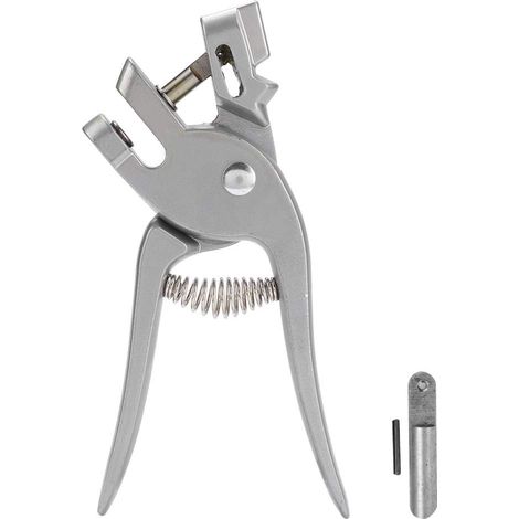 Pince à encocher pour marquage vétérinaire des animaux de ferme porcine, outil de poinçonnage en alliage d'aluminium, diamètre de trou de 8 mm (1/5)