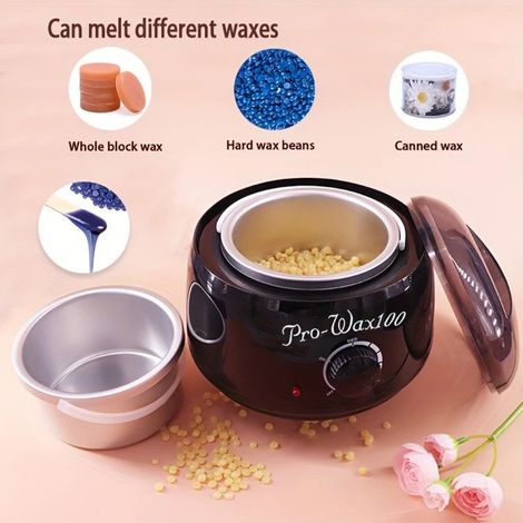 Filiyano-Mini machine à cire chaude pour l'épilation machine à cire double couche pour le soin des mains. (1/2)