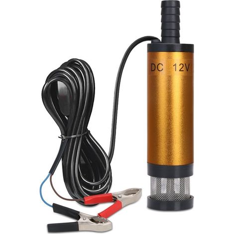 Pompe Huile 12V avec Clip Diesel Carburant Allume-Cigare Filtre Amovible (1/5)