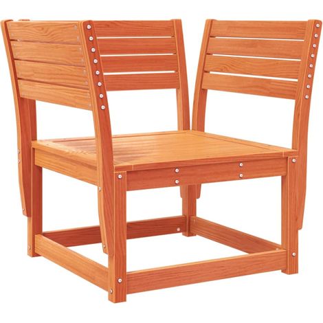 Maison Exclusive - Sedia da Giardino Marrone Cera in Legno Massello Pino