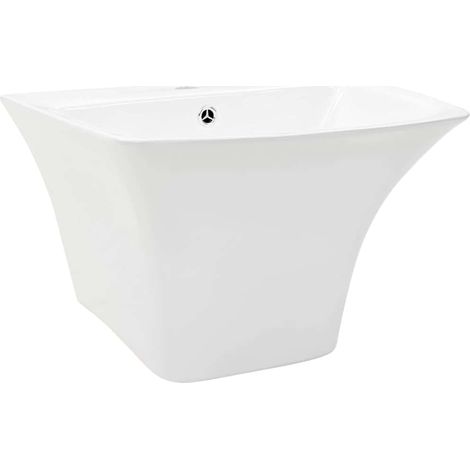 Lavabo 53 x 44 x 37 cm Cerámica Glaseada vidaXL