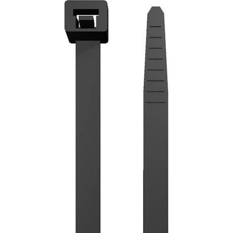 Fascetta fermacavi con dentatura interna (L x A) 3.6 mm x 290 mm CB 290/3.6 Colore: Nero 100 pz. Weidmüller (1/2)