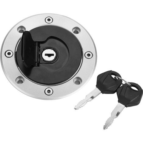 Motorrad-Tankdeckel, einfache Installation, Gastankabdeckung, auslaufsicher, perfekte Passform, mit 2 Schlüsseln zur Reparatur (1/5)