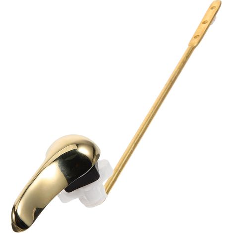 Spare Resistant Bathroom Hanging Copper Toilet Triple Alloy Lever Gold (1/5)