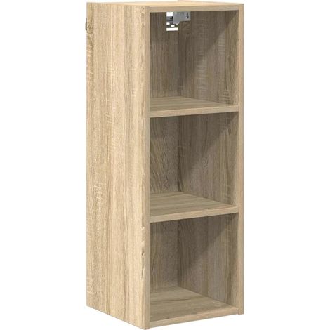 Armadio pensile moderno con ampio spazio di archiviazione 30 x 29,5 x 80 cm in legno ingegnerizzato rovere sonoma 020053475
