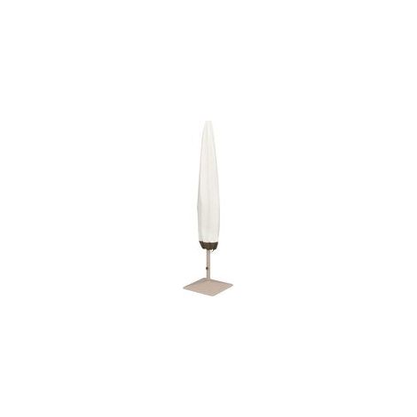 Couverture de parapluie de banane de protection solaire imperméable extérieure balcon café couverture de parapluie droite Beige