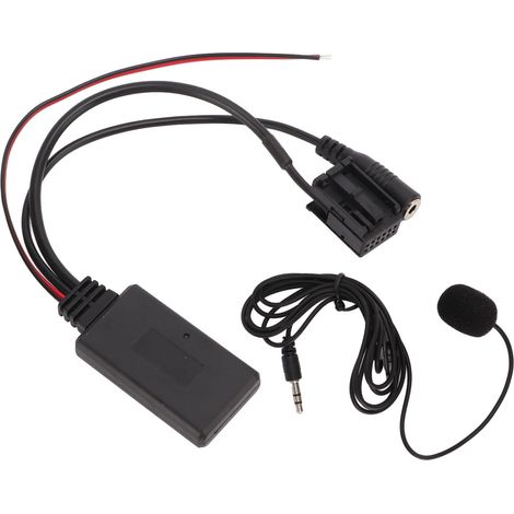 Kit Bluetooth 5.0 Auto Adaptateur Audio AUX Câble Microphone Kit Mains Libres Compatible Ford 6000CD Autoradio (1/5)