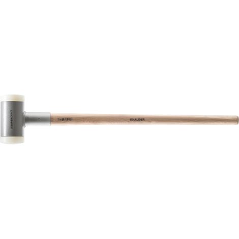 SUPERCRAFT Martillo de bateo, con mango, revestido, de nogal americano que reduce las vibraciones, ergonómico - D=100 mm / Peso=9300 g - 3366.110 (1/5)
