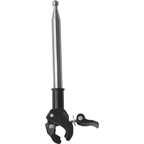 Pôle de drapeau extensible - Acier inoxydable pour drapeau extérieur, en acier inoxydable, montage sans effort moto moto pour drapeau drapeau drapeau de vélo pour (1/4)