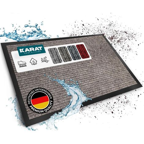 Tapis entrées commerciales, halls d'immeuble, Marron 66 x 185 cm (1/5)