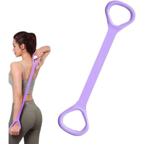 Elastic Resistance Band for Back, Arm and Shoulder Stretching Exercises, for Yoga, Pilates and Stretching (1/5)