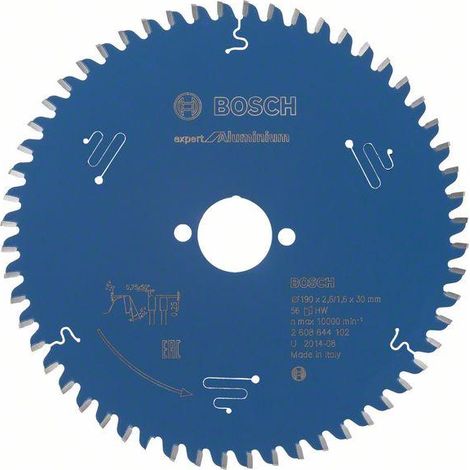 Bosch Expert for Aluminium Lama per sega circolare 190x30 mm per alluminio