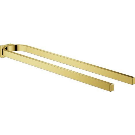 Porte-serviettes GROHE SELECTION 400 pas rigide 2 bras or brillant