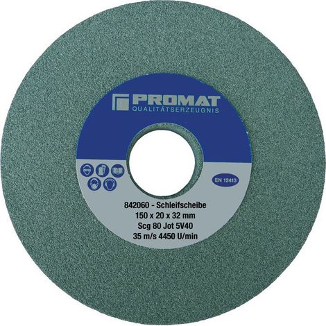 Disco da banco Ø300xL40x76mm 80 forma A con incavo 125x19mm SCg PROMATg