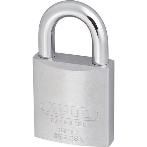 83/50Mm Chrome Plated Brass Padlock