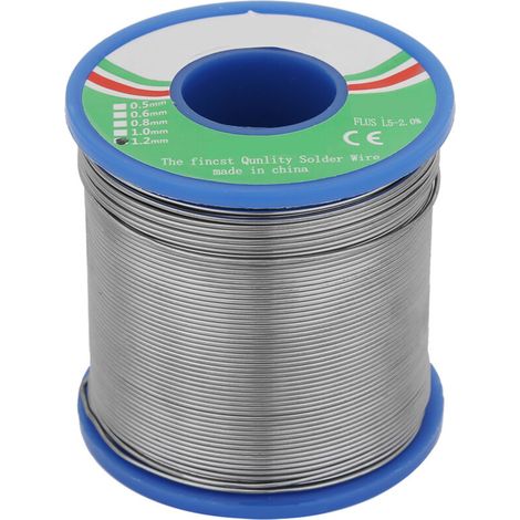 Rotolo di filo per saldatura a stagno 40% da 1,0/1,2 mm per prodotti elettronici (1,2 mm) (1/5)