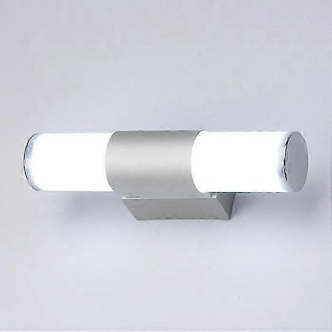 Applique murale LED miroir 25 cm 12 W étanche pour salle de bain - Lumière blanche douce d'intérieur (1/4)