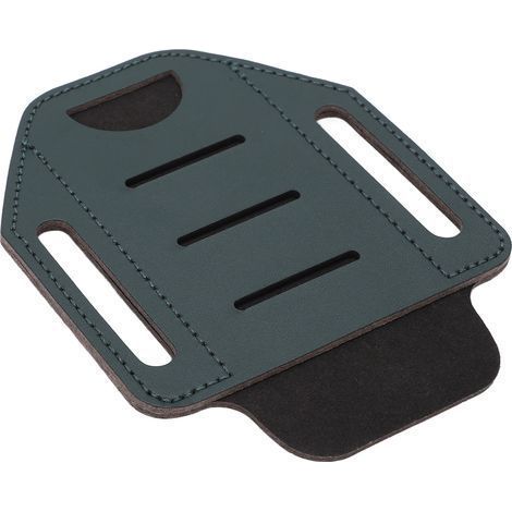 EDC-Multitooletui aus Leder, Organizer mit einem Fach für Gürtel, Taschenlampe, Campingausrüstung, grün (1/5)
