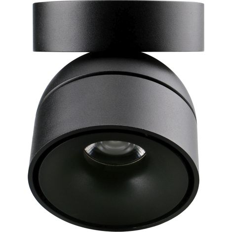Adosado tilt UKU4 Corte de fase L,C LED COB 7W 881lm(684lm)/913lm(659lm)/954lm(701lm) CRI90 2700K/3000K/4000K 60º Negro Negro