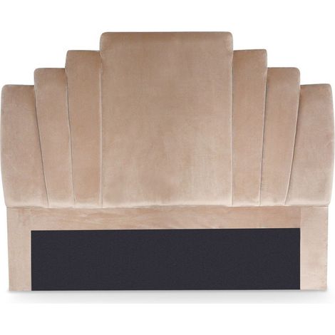 Tête de lit Arena 140 cm Velours Taupe