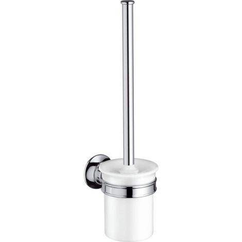 hansgrohe WC Bürstenhalter Axor Montreux Wandversion polished nickel mit Bürste (1/2)