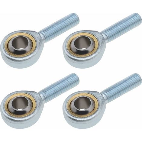 4X SA6 T/K Rose Joint Mâle Embout de Tige Roulements Droite M6x1.0mm en Acier pour Cylindre Hydraulique Forgeage Machine Voiture Amortisseur (1/5)
