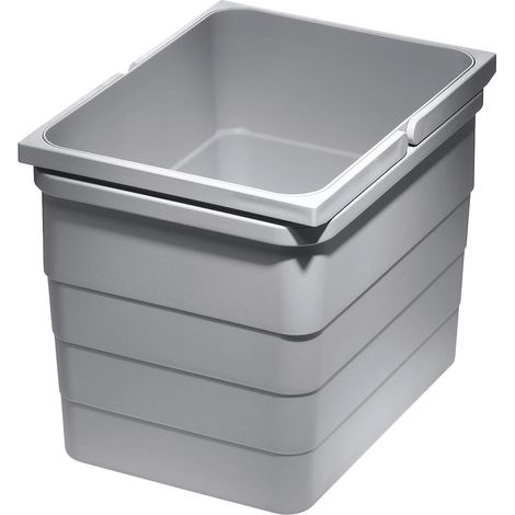 Ninka eins2vier Abfallsammler 12 L 220 x 306 x 230 mm alugrau 5170.10 (1/4)