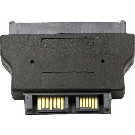 Adaptateur de disque dur SATA SATA7+15 broches mâle vers SATA7+6 broches femelle - Conversion Serialata (1/4)