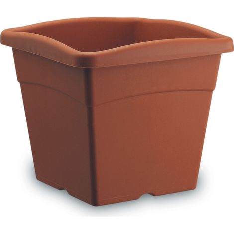 vaso quadro in plastica mod Festo cm 35x35x30h arredo interno esterno giardino