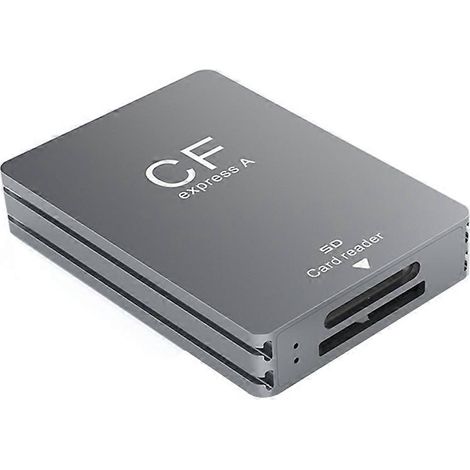 CFexpress Typ B 2-in-1 SD-Kartenleser, tragbarer CFexpress USB 3.2 10 Gbit/s-Leser, Dual-Slot-Adapter für SD-Speicherkarten (B+SD). (1/5)