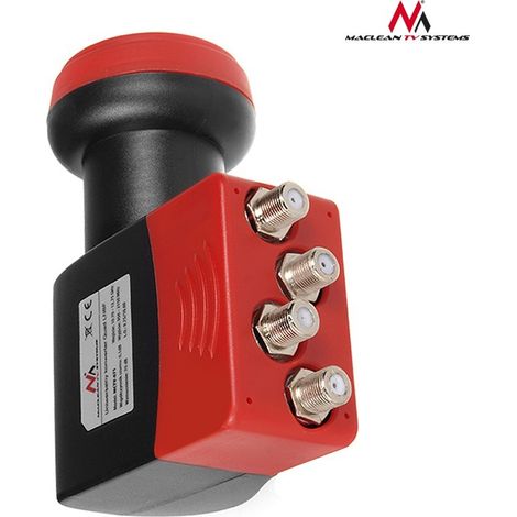 MCTV-671 Convertisseur Satellite Quadruple LNB Maclean Twin Red Point High Gain (1/5)