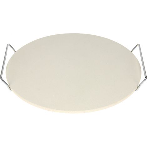Pizzastein mit Metallständer, Ø 33 cm