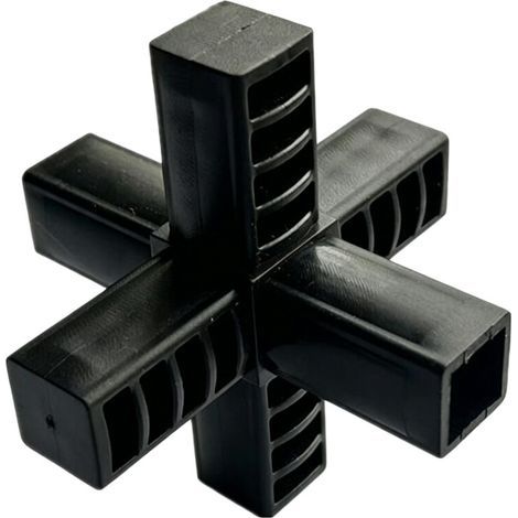 Attache de connexion de connecteur de Tube carré-20x20 6 voies
