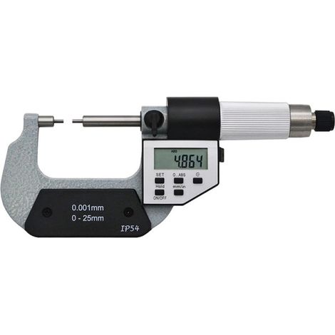 Micromètre digital étanche à touches réduites -