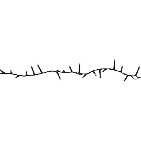 LED-Girlande 8 Funktionen funkelnd Mehrfarbig IP44 Solar BASICS