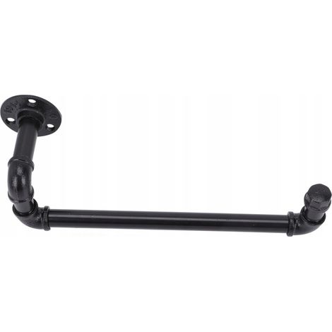 Porte-Serviettes Fer Noir Style Industriel (1/4)