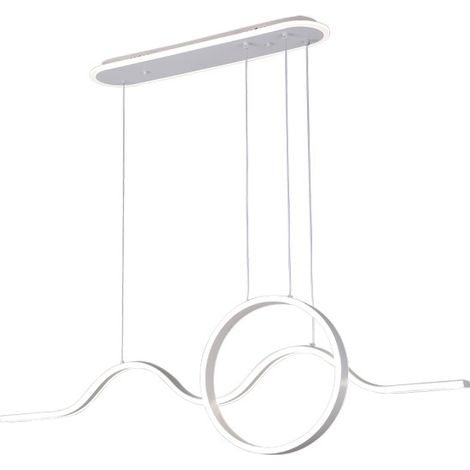 Colgante Year Blanco 177w 3000-4000-6000k 15756lm C/luz Ambiente Remoto Y Reg.intensidad Regx120x15cm (1/2)