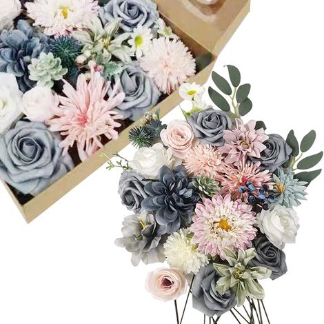 Fleur artificielle-Soie artificielle-Décoration DIY-sunflowers
-Boîte cadeau (1/5)
