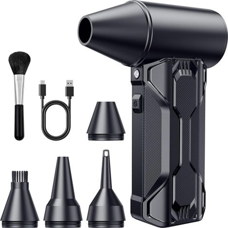 Compressed Air Duster, 110000 RPM High-Speed Electric Air Duster with Brushless Motor, 3-Speed Settings (1/5)